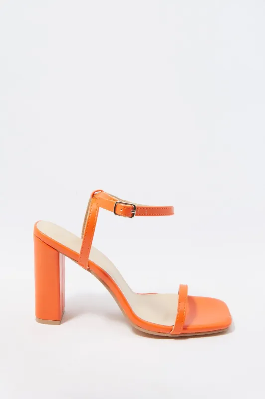 Square Toe Thin Strap High Heel sold by Charlotte Russe