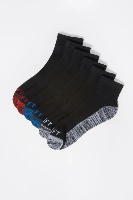 Assorted Colour Sole Ankle Sock Set (6 Pack) sold by Charlotte Russe