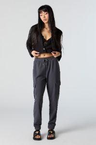 Crepe Cargo Jogger sold by Charlotte Russe