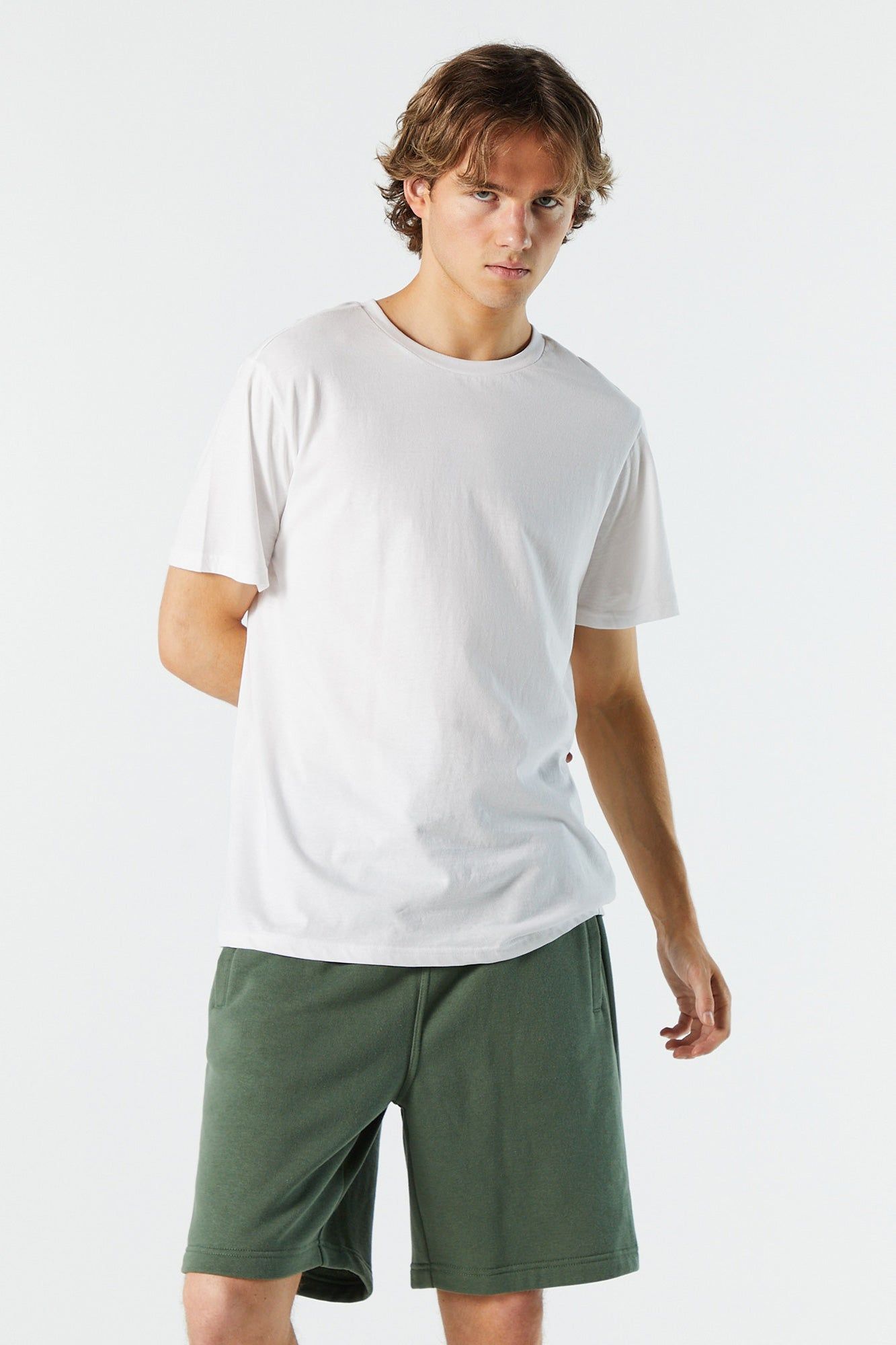 Solid Fleece Short sold by Charlotte Russe