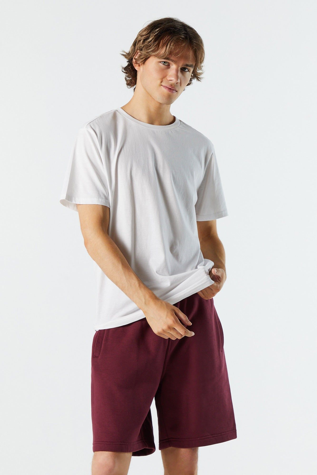 Solid Fleece Short sold by Charlotte Russe product image thumbnail 20