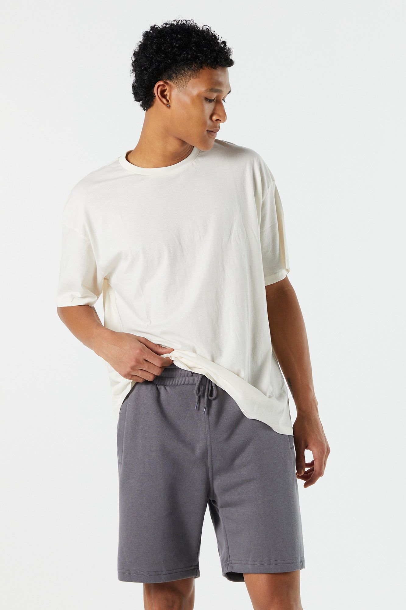 Solid Fleece Short sold by Charlotte Russe product image thumbnail 9