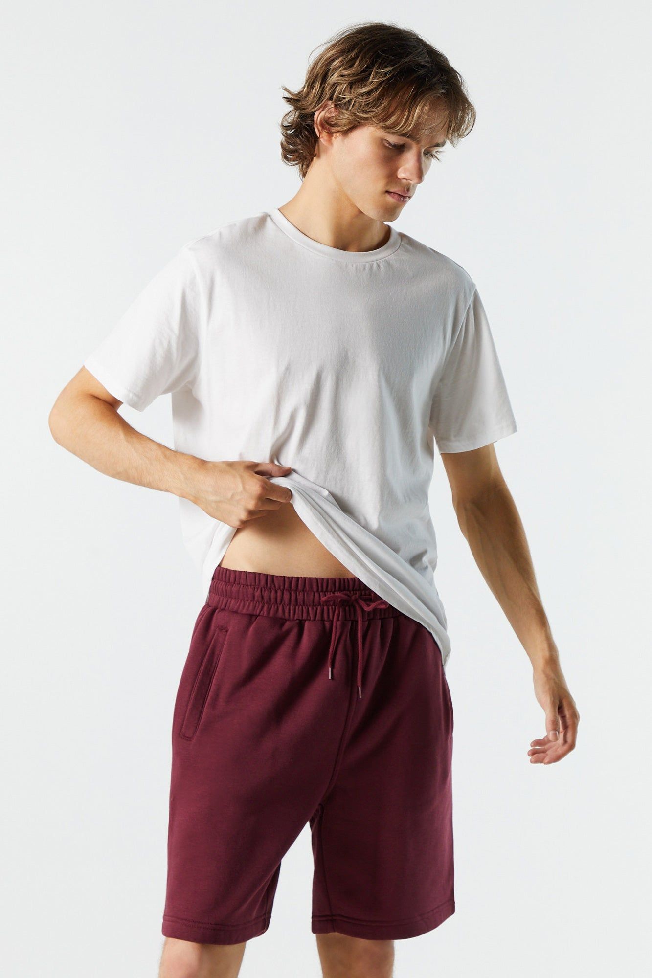 Solid Fleece Short sold by Charlotte Russe product image thumbnail 21