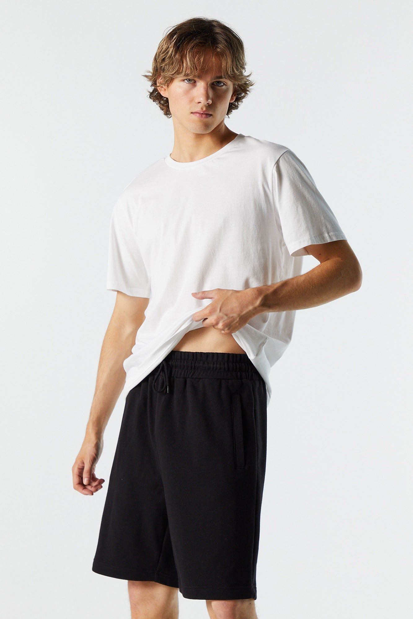 Solid Fleece Short sold by Charlotte Russe product image thumbnail 6