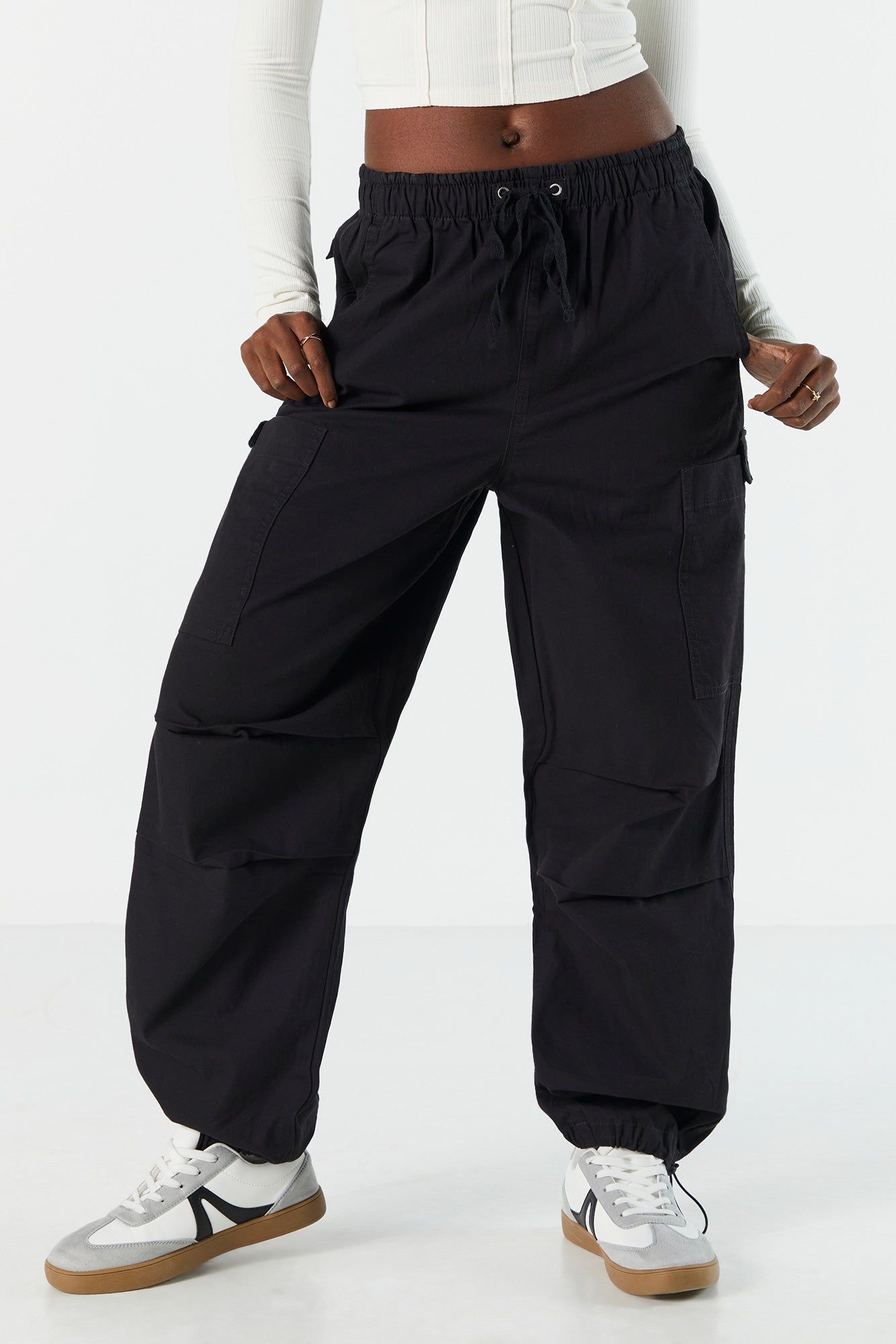 Canvas Cargo Parachute Pant sold by Charlotte Russe product image thumbnail 6