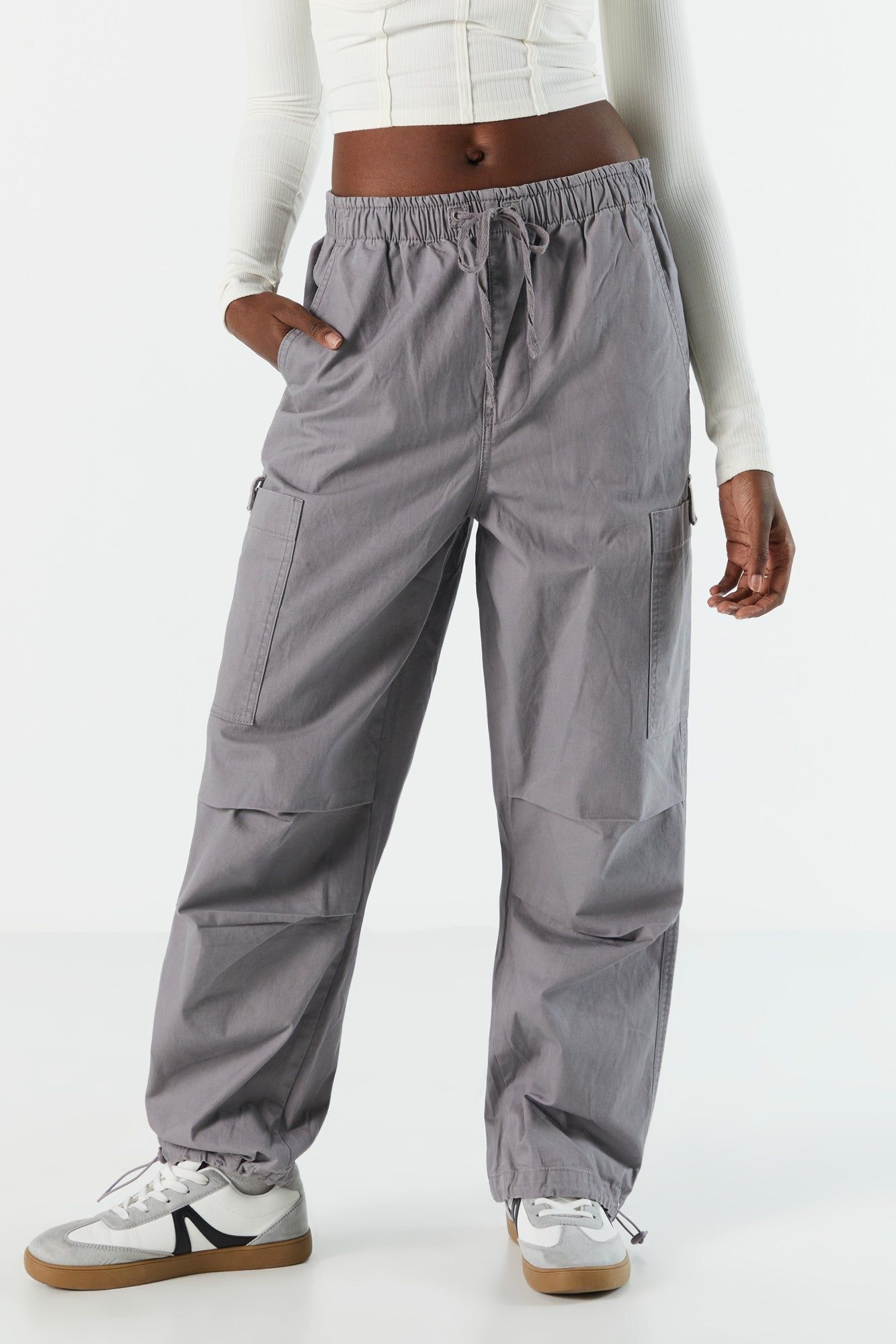 Canvas Cargo Parachute Pant sold by Charlotte Russe product image thumbnail 10