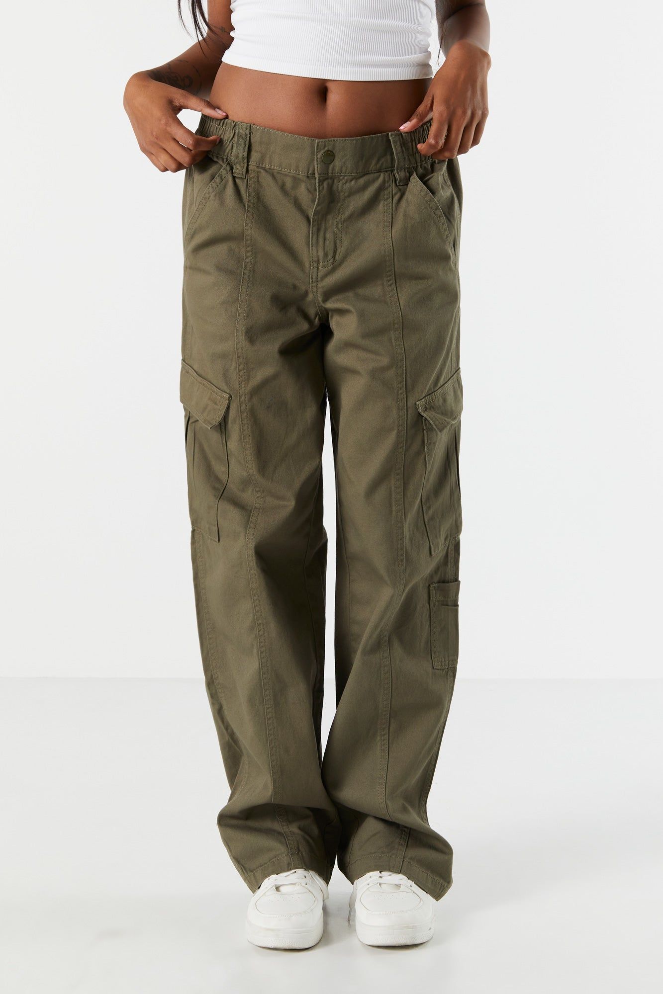 Multi Pocket Cargo Pant sold by Charlotte Russe product image thumbnail 5