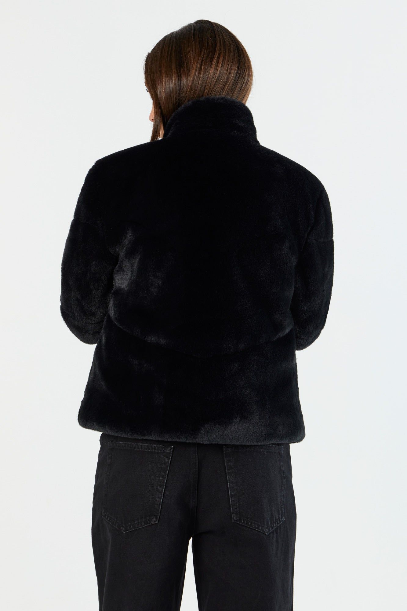 Plush Zip-Up Jacket sold by Charlotte Russe product image thumbnail 10