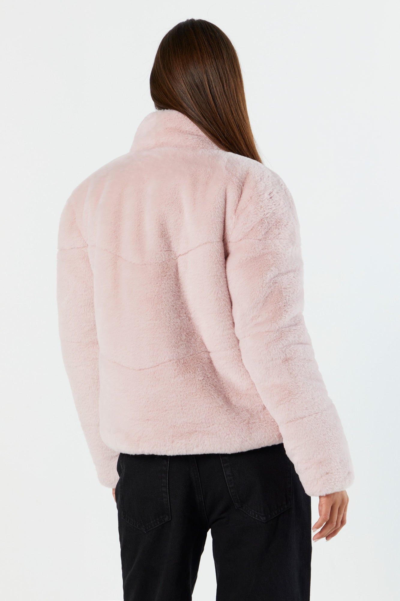 Plush Zip-Up Jacket sold by Charlotte Russe product image thumbnail 14