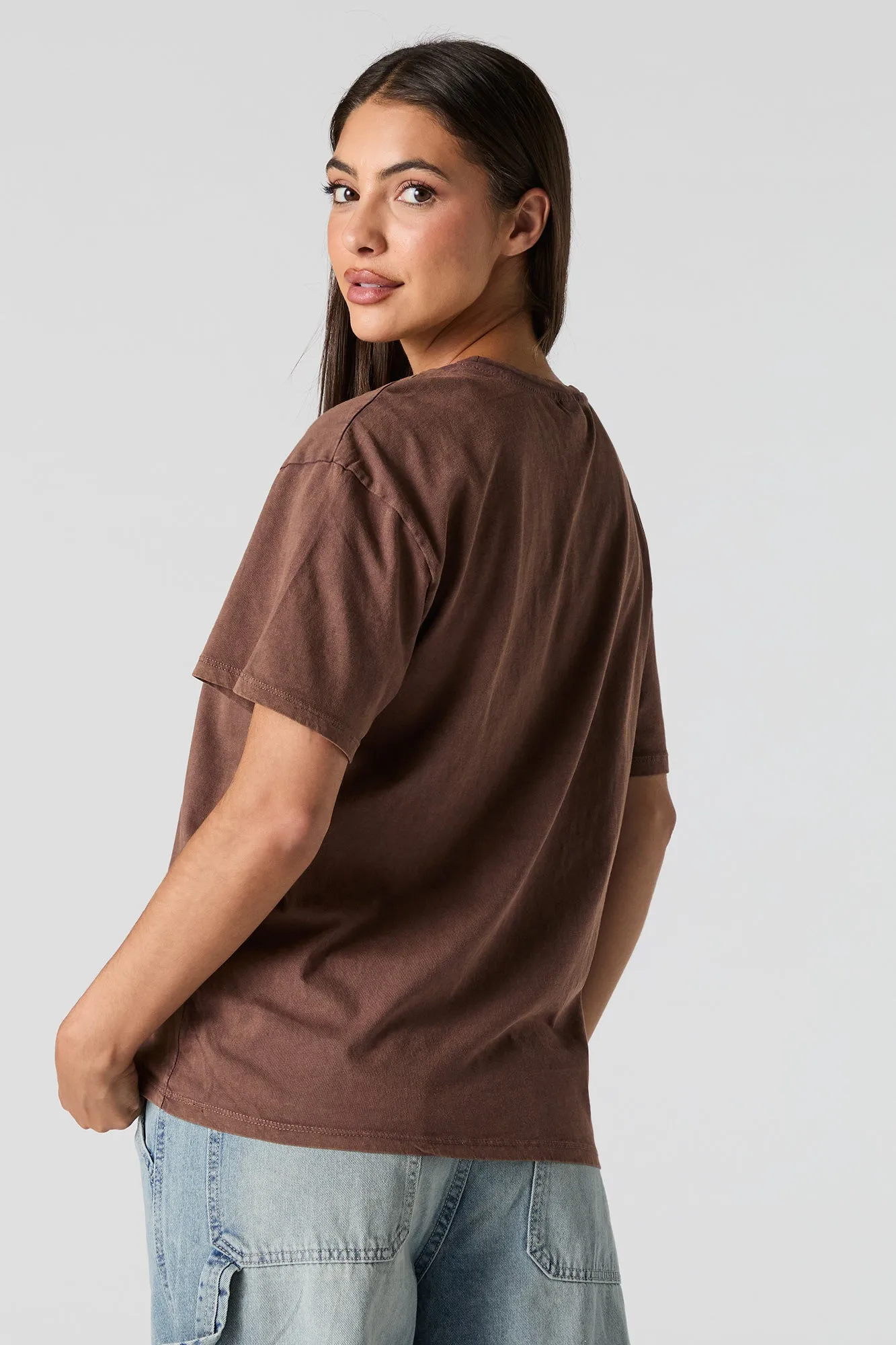 Arizona Graphic Washed Boyfriend T-Shirt sold by Charlotte Russe product image thumbnail 3