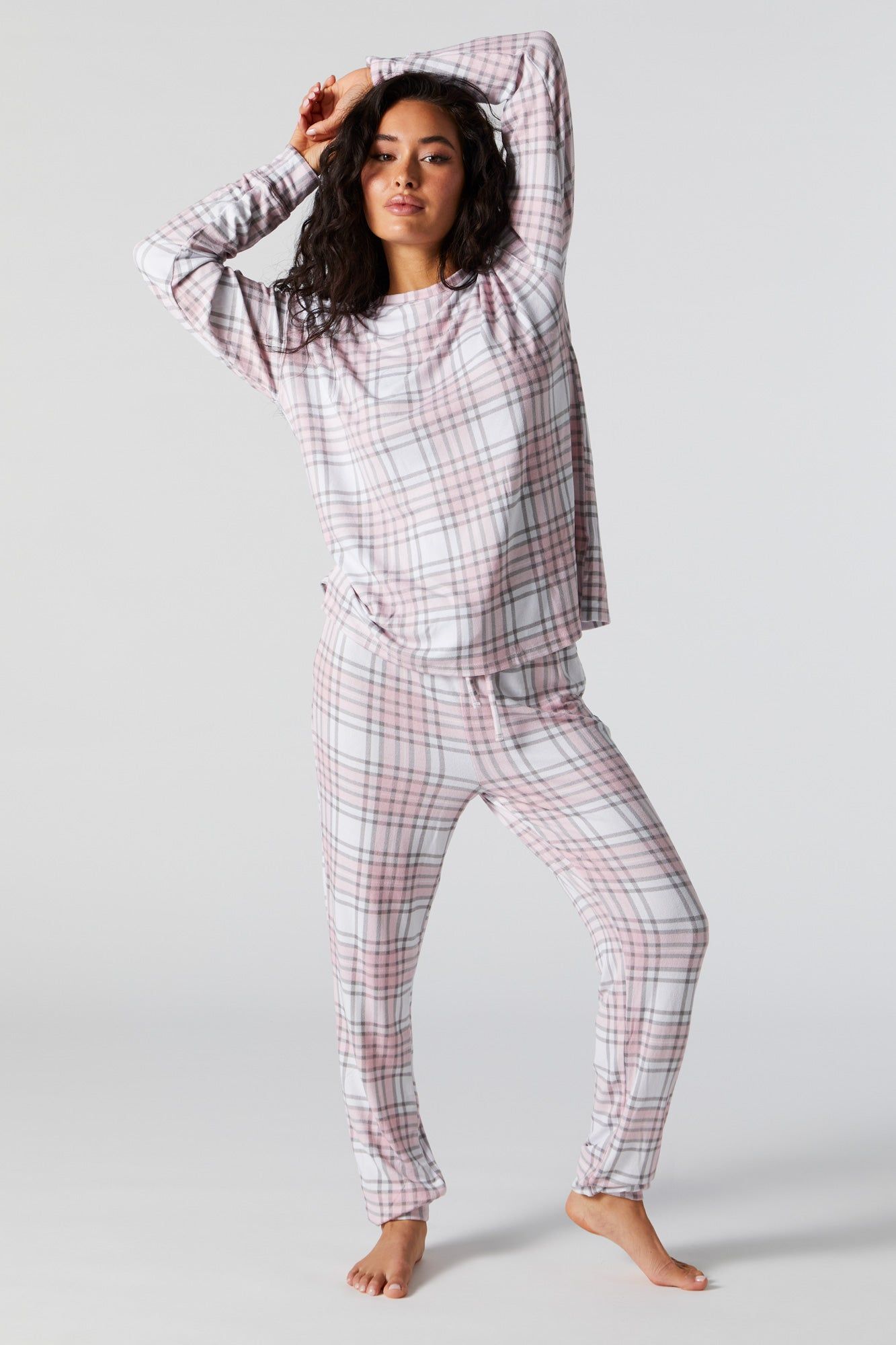 Holiday Love Print 2 Piece Pajama Set sold by Charlotte Russe product image thumbnail 5
