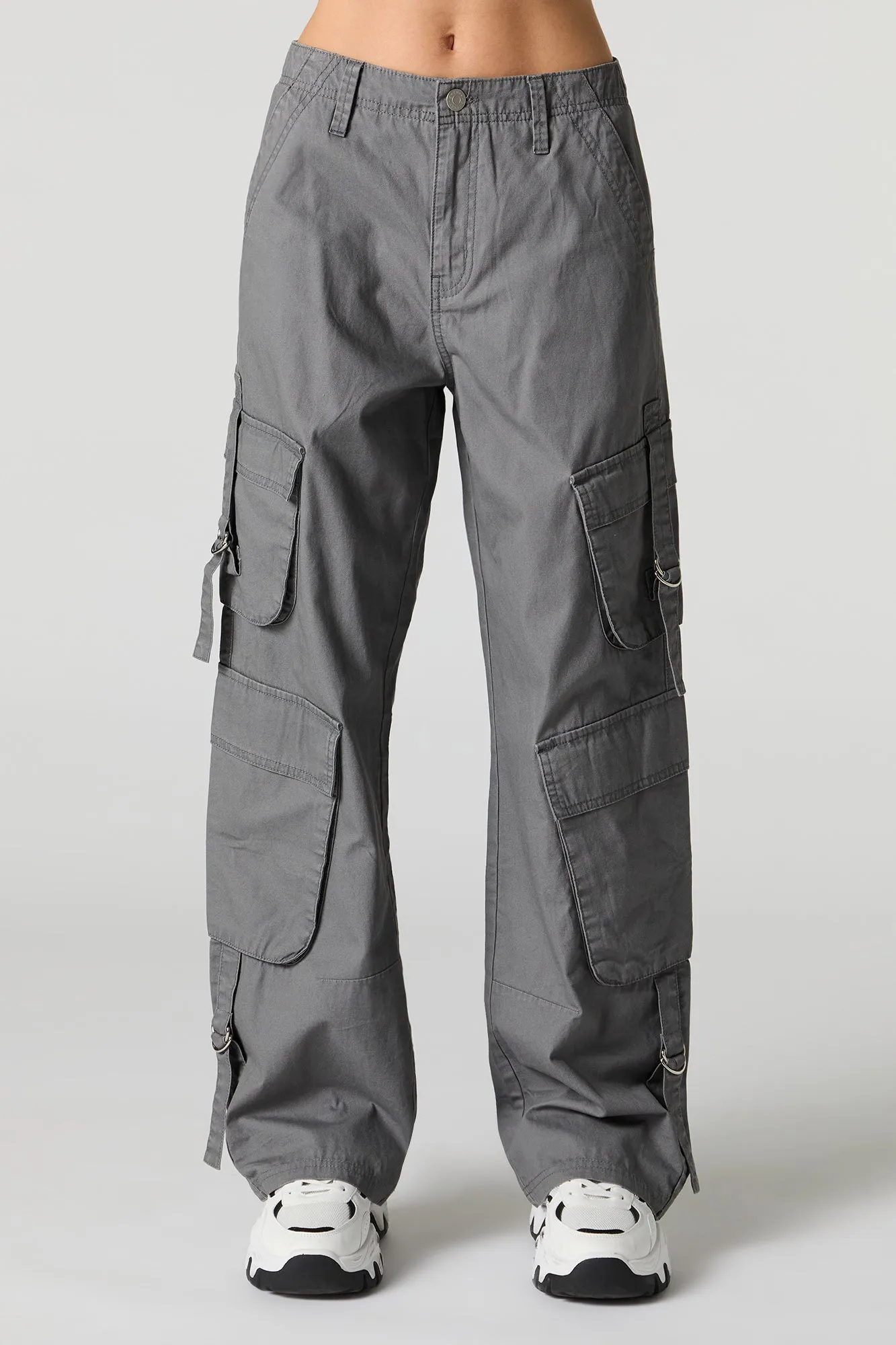 Straight Leg Utility Cargo Pant sold by Charlotte Russe product image thumbnail 2