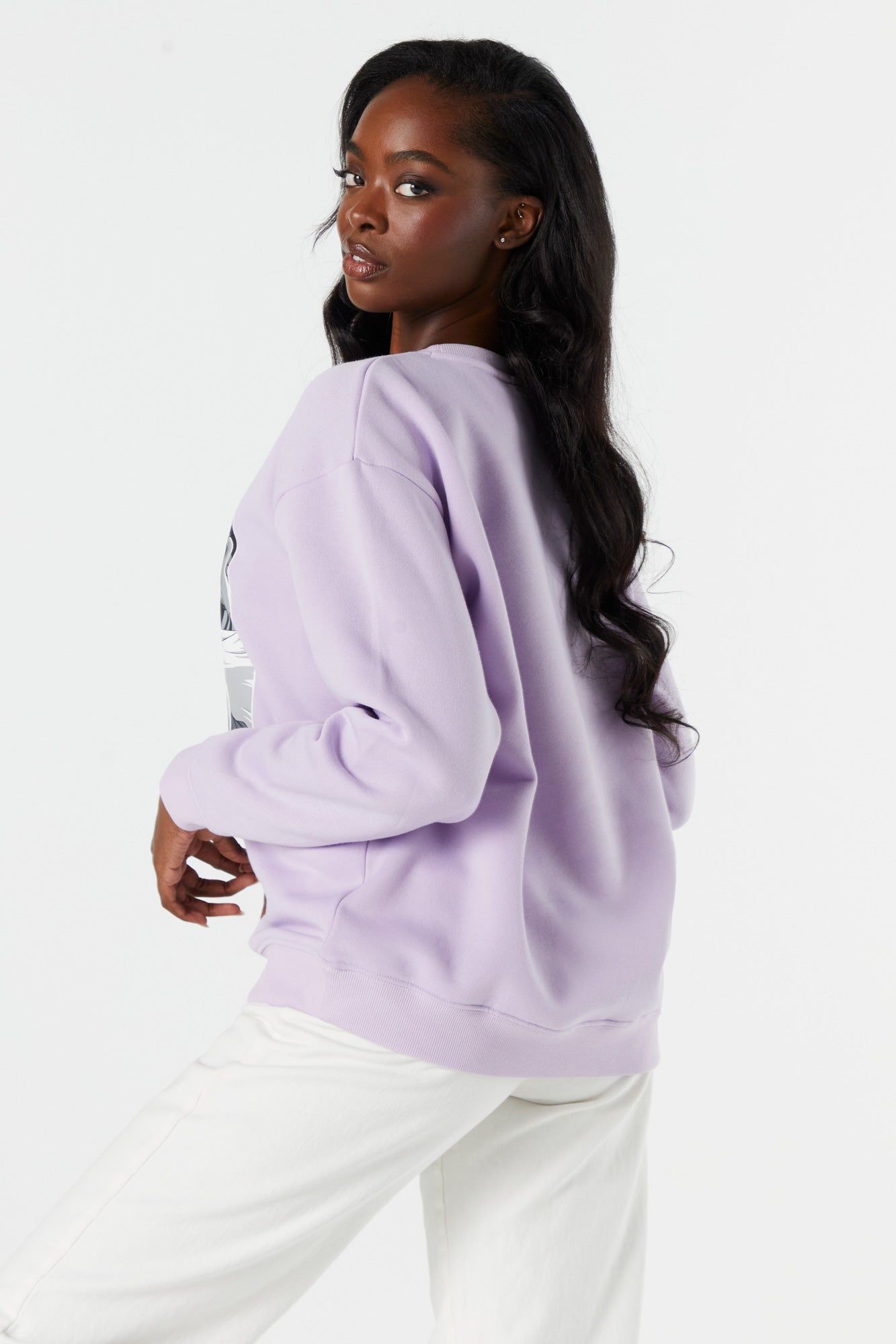 Inuyasha Graphic Fleece Sweatshirt sold by Charlotte Russe product image thumbnail 2