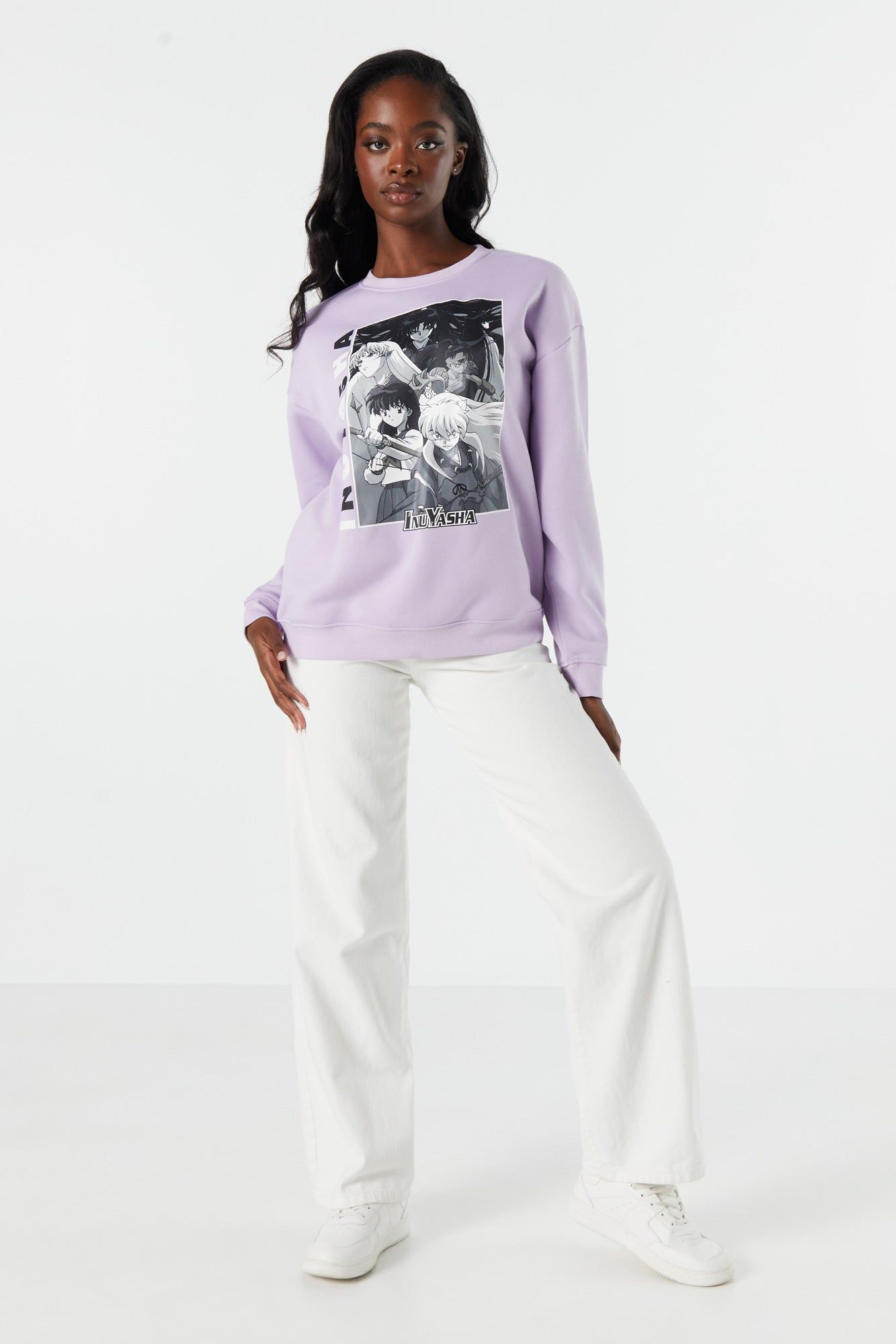 Inuyasha Graphic Fleece Sweatshirt sold by Charlotte Russe product image thumbnail 3