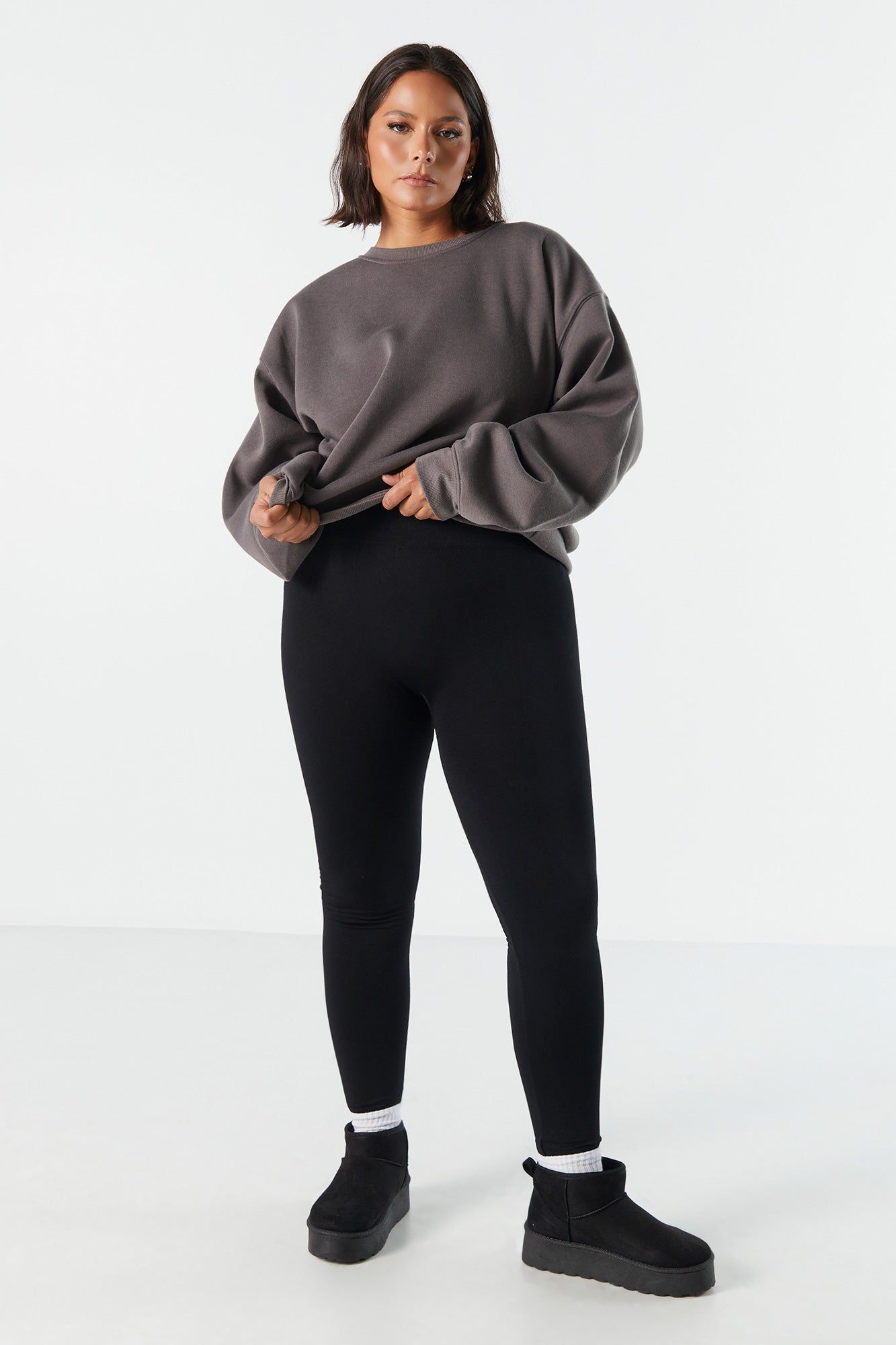 Solid Seamless High Rise Legging sold by Charlotte Russe product image thumbnail 2