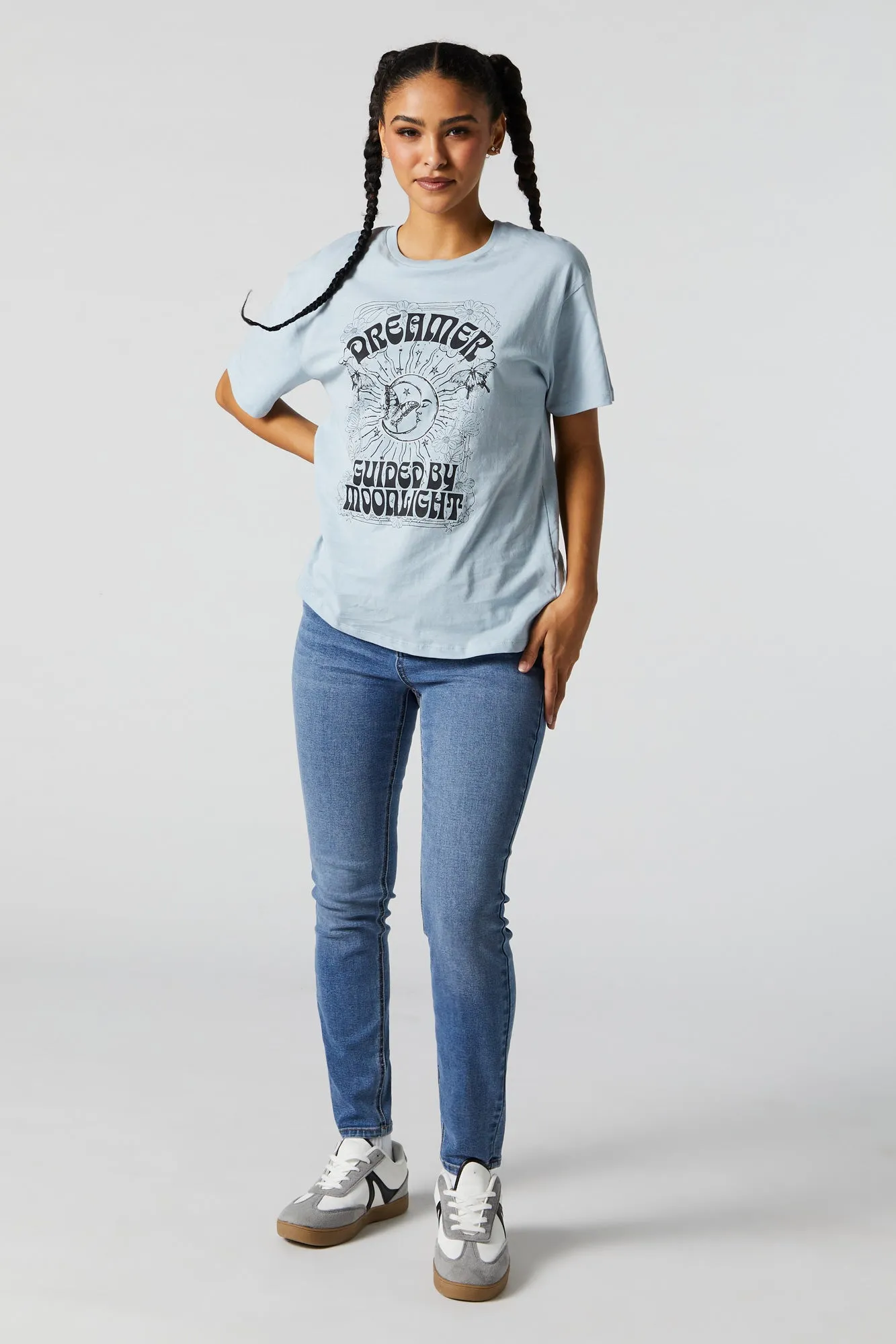 Dreamer Graphic Boyfriend T-Shirt sold by Charlotte Russe product image thumbnail 3