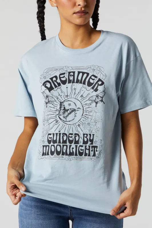 Dreamer Graphic Boyfriend T-Shirt sold by Charlotte Russe
