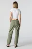 Drawstring Cargo Jogger with Belt Loops sold by Charlotte Russe