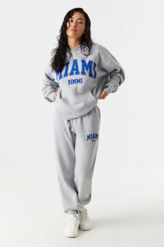 Miami Graphic Boyfriend Jogger sold by Charlotte Russe