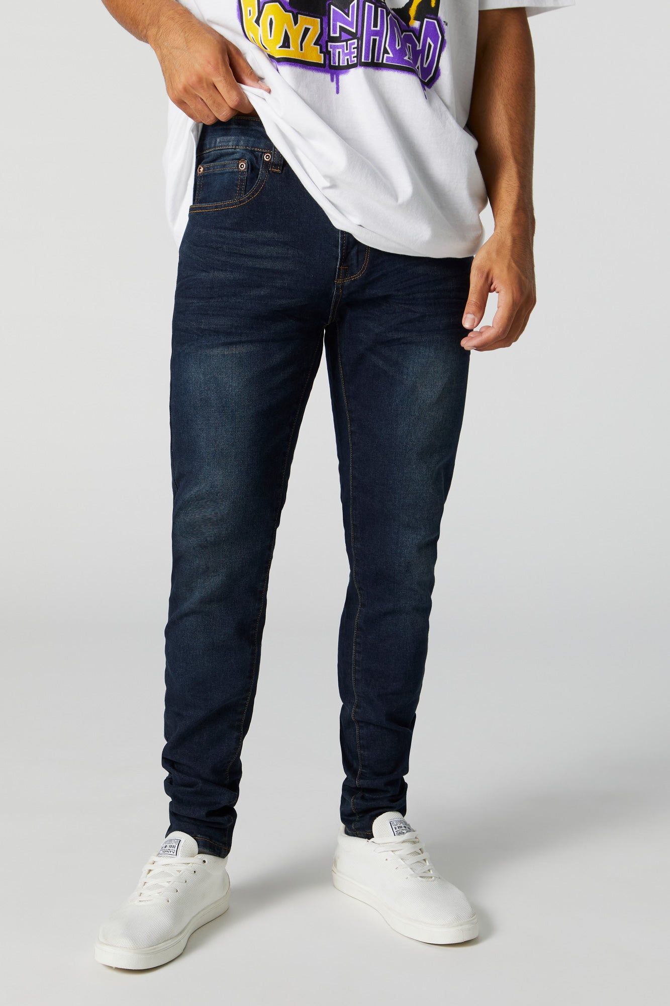 Dark Wash Skinniest Jean sold by Charlotte Russe