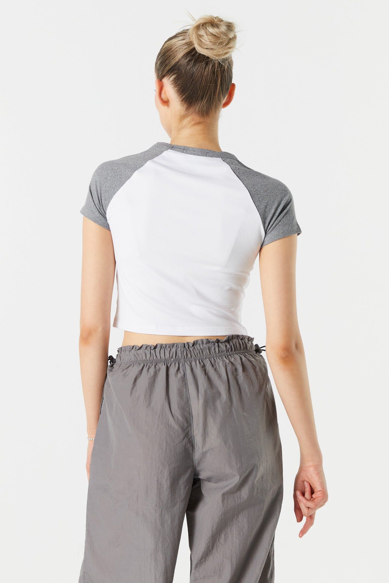 Brooklyn Graphic Cropped Raglan T-Shirt sold by Charlotte Russe product image thumbnail 2