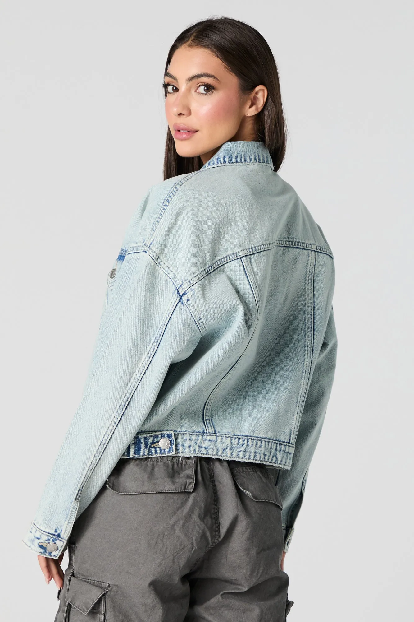 Denim Jacket sold by Charlotte Russe product image thumbnail 2