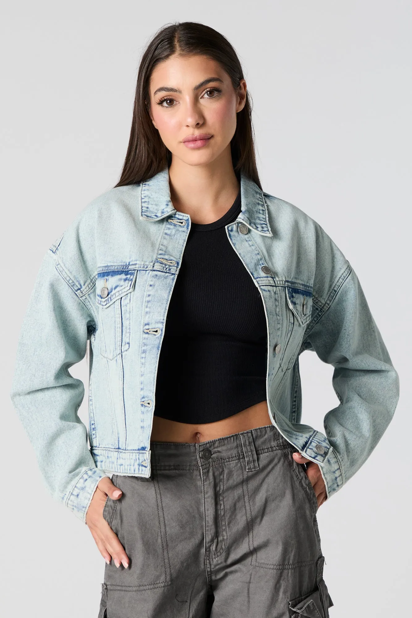 Denim Jacket sold by Charlotte Russe