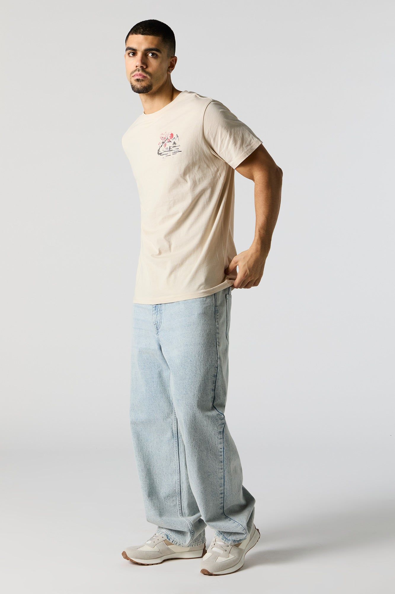 Cherry Blossom Graphic T-Shirt sold by Charlotte Russe product image thumbnail 3