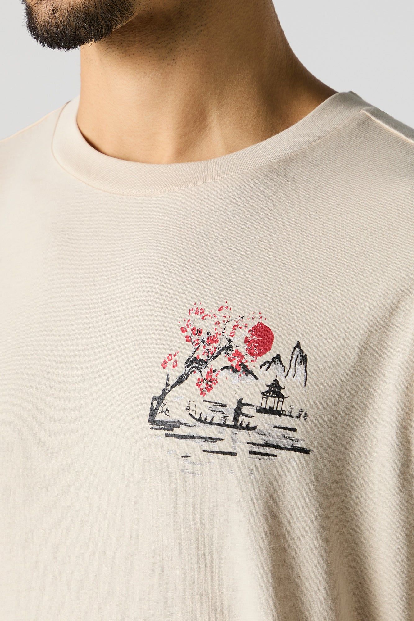 Cherry Blossom Graphic T-Shirt sold by Charlotte Russe