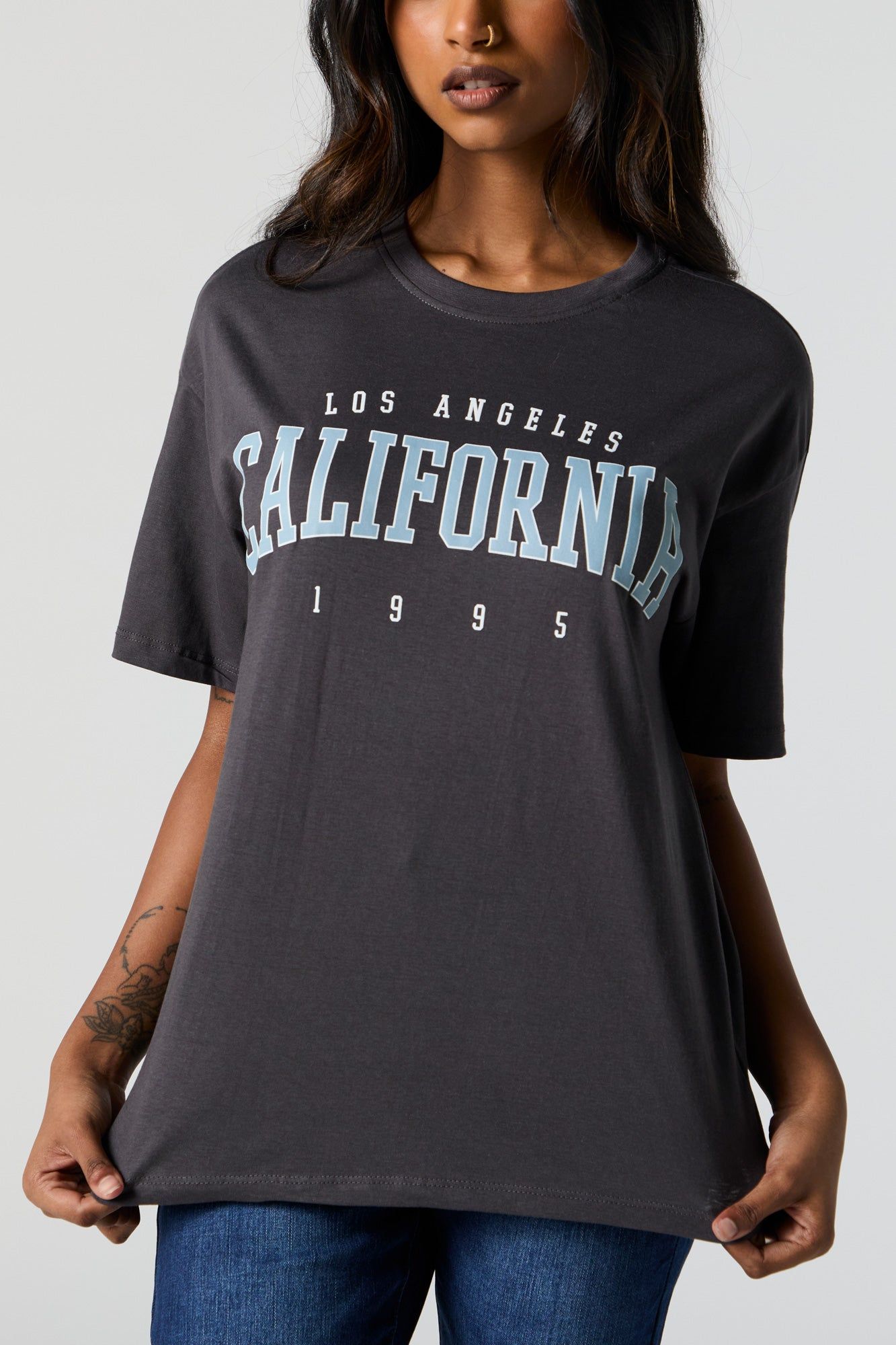 LA California Graphic Boyfriend T-Shirt sold by Charlotte Russe
