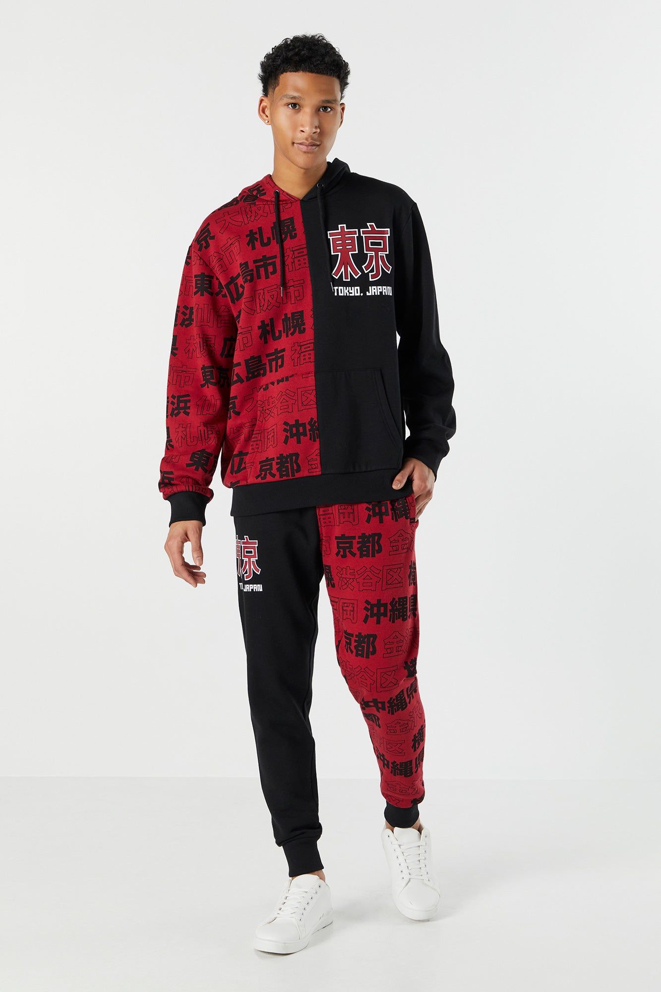 Split Tokyo Japan Graphic Hoodie sold by Charlotte Russe product image thumbnail 3