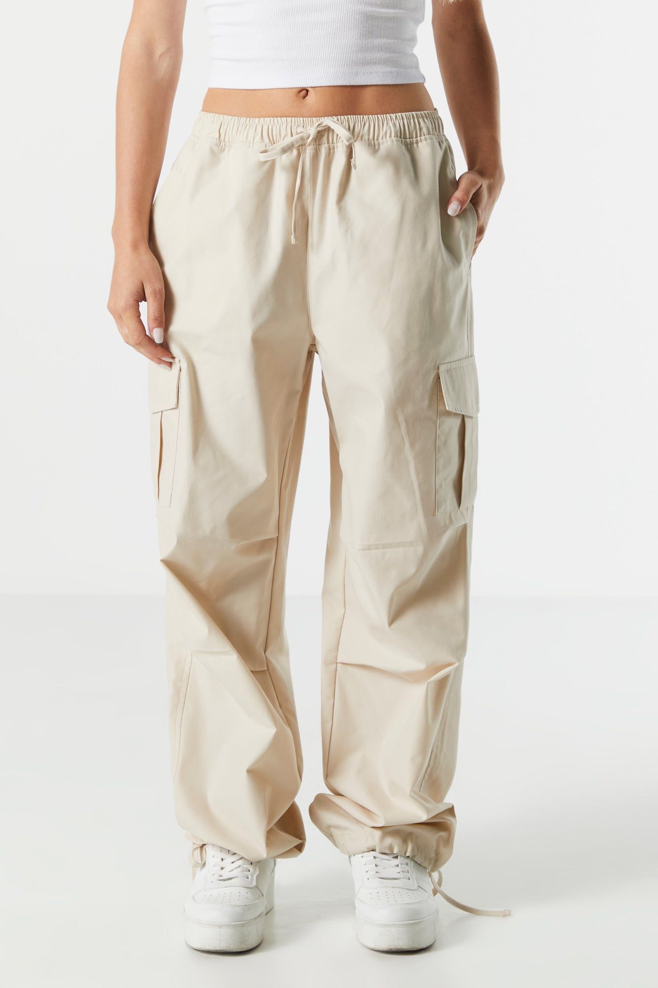 Cargo Parachute Pant sold by Charlotte Russe product image thumbnail 2