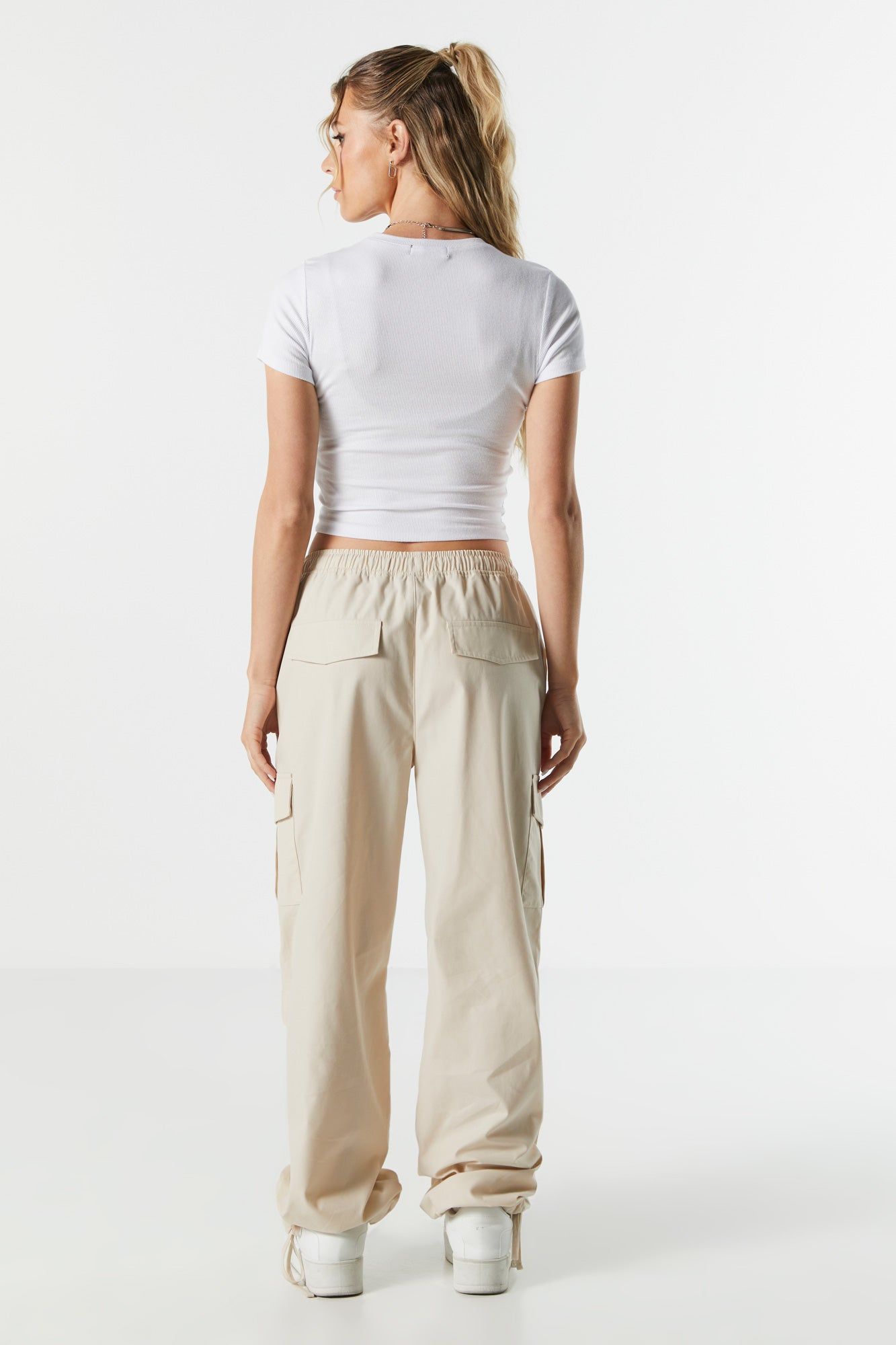 Cargo Parachute Pant sold by Charlotte Russe product image thumbnail 3