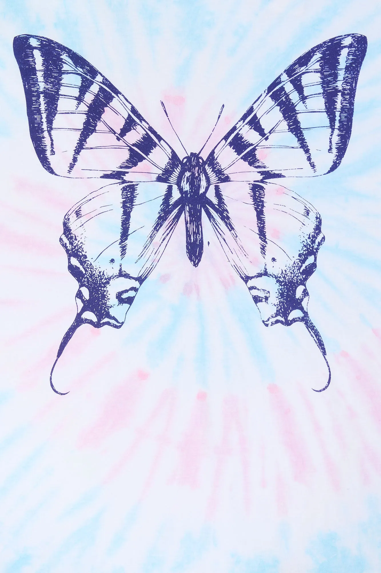 Butterfly Graphic Tie-Dye T-Shirt sold by Charlotte Russe product image thumbnail 2