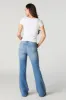 Austin Medium Vintage Wash High-Rise Flare Jean sold by Charlotte Russe