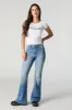 Austin Medium Vintage Wash High-Rise Flare Jean sold by Charlotte Russe