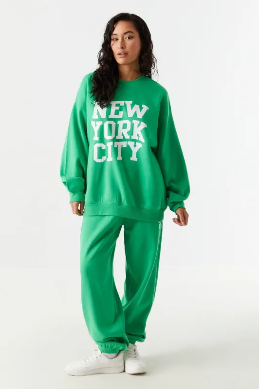 New York City Graphic Boyfriend Jogger sold by Charlotte Russe