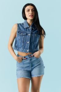 Denim Carpenter Short sold by Charlotte Russe