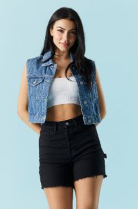 Denim Carpenter Short sold by Charlotte Russe