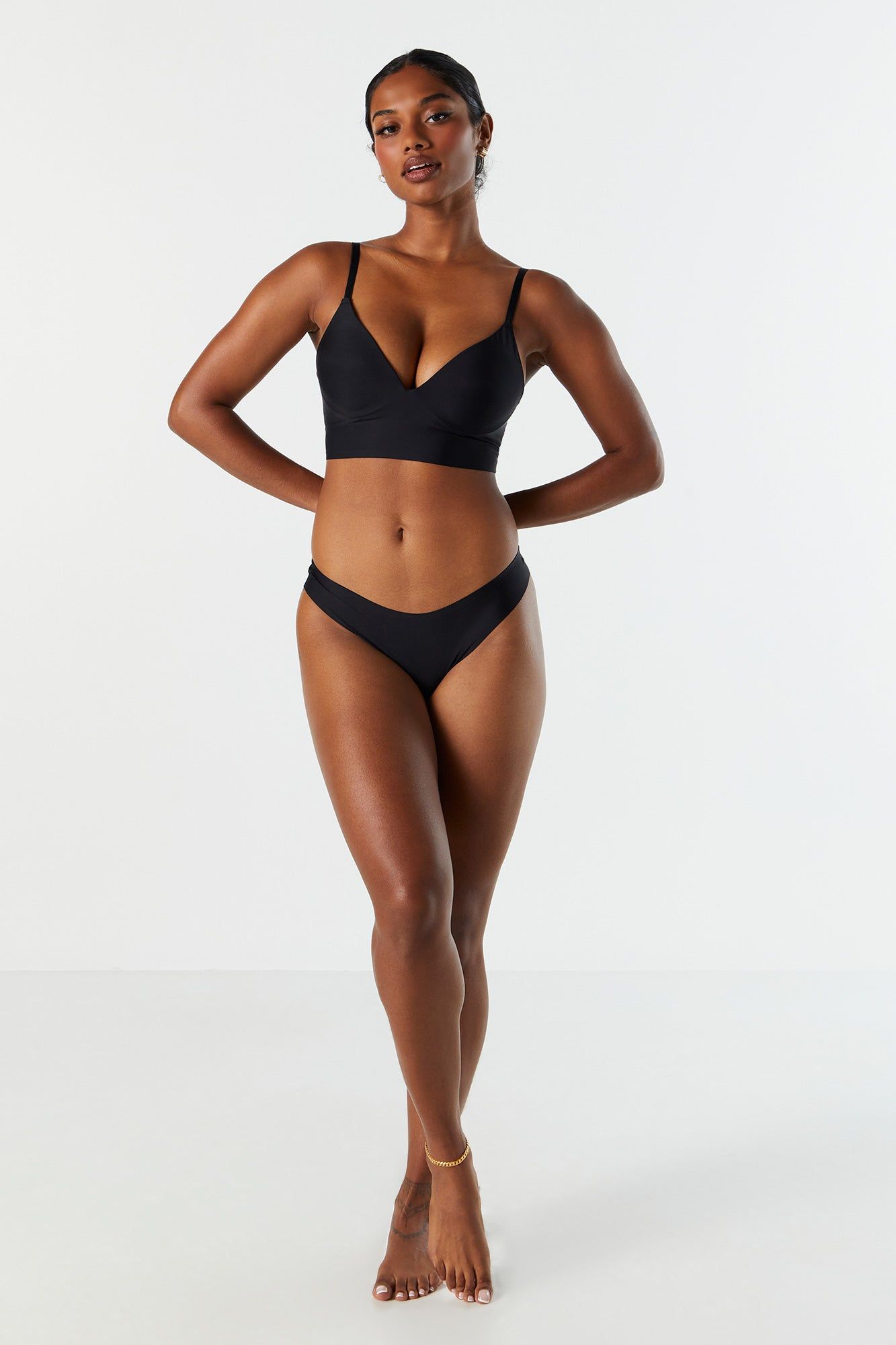 No Show V-Neck Bralette sold by Charlotte Russe product image thumbnail 3