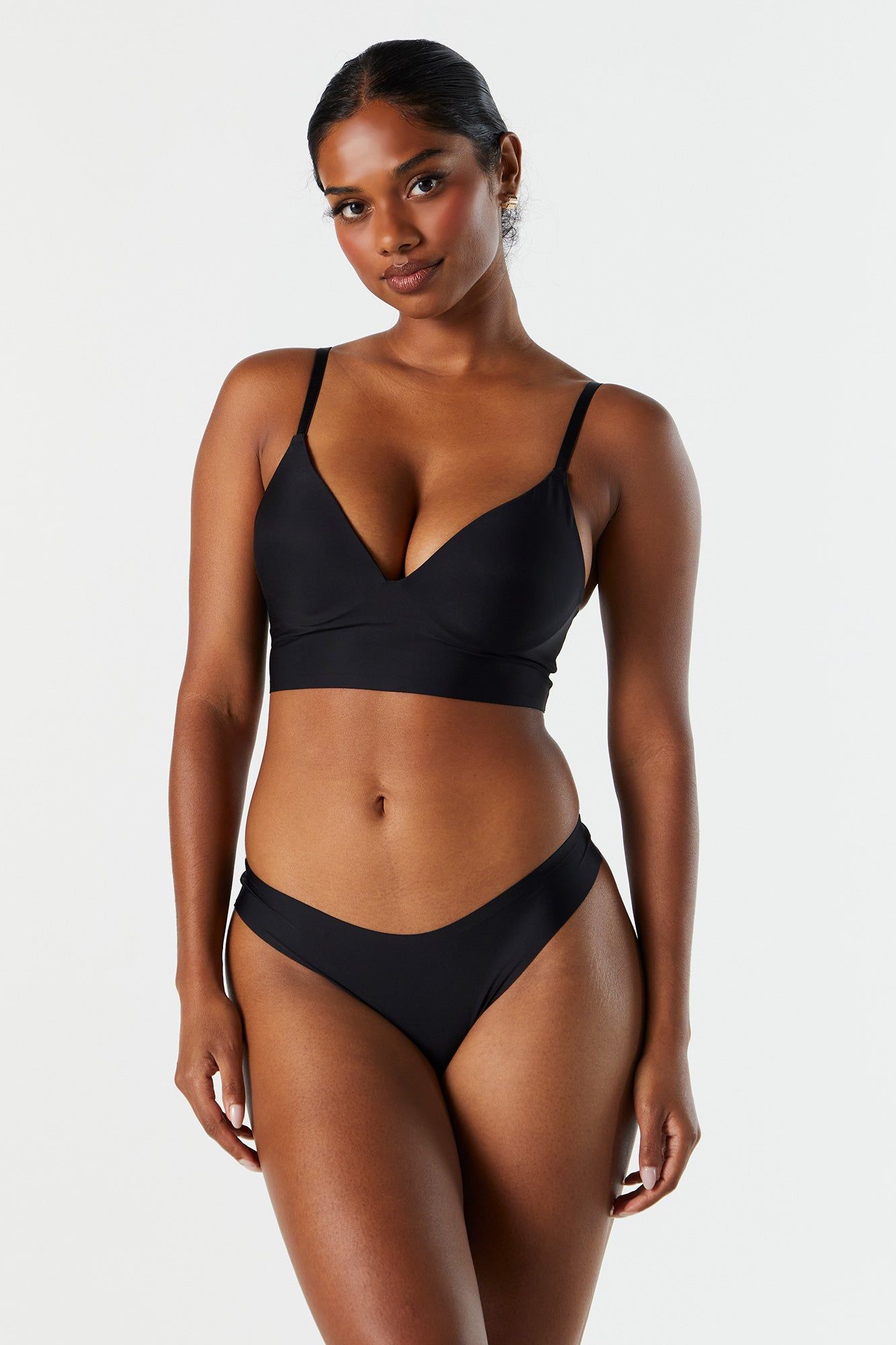 No Show V-Neck Bralette sold by Charlotte Russe