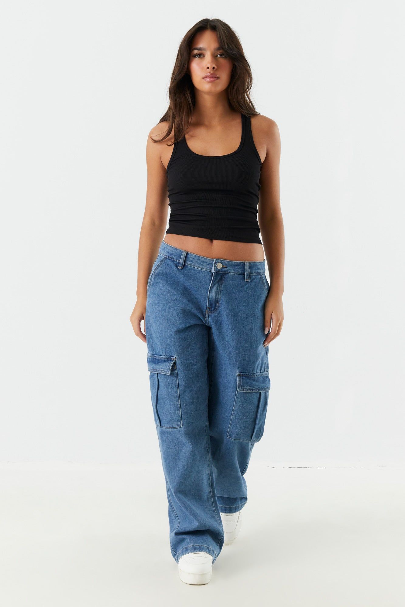 Soft Ribbed Scoop Neck Tank sold by Charlotte Russe product image thumbnail 6