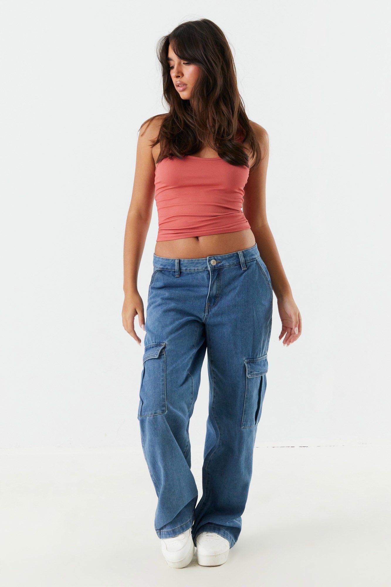 Soft Ribbed Scoop Neck Tank sold by Charlotte Russe product image thumbnail 24