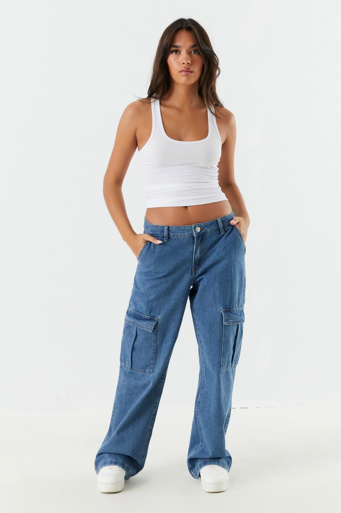 Soft Ribbed Scoop Neck Tank sold by Charlotte Russe product image thumbnail 9