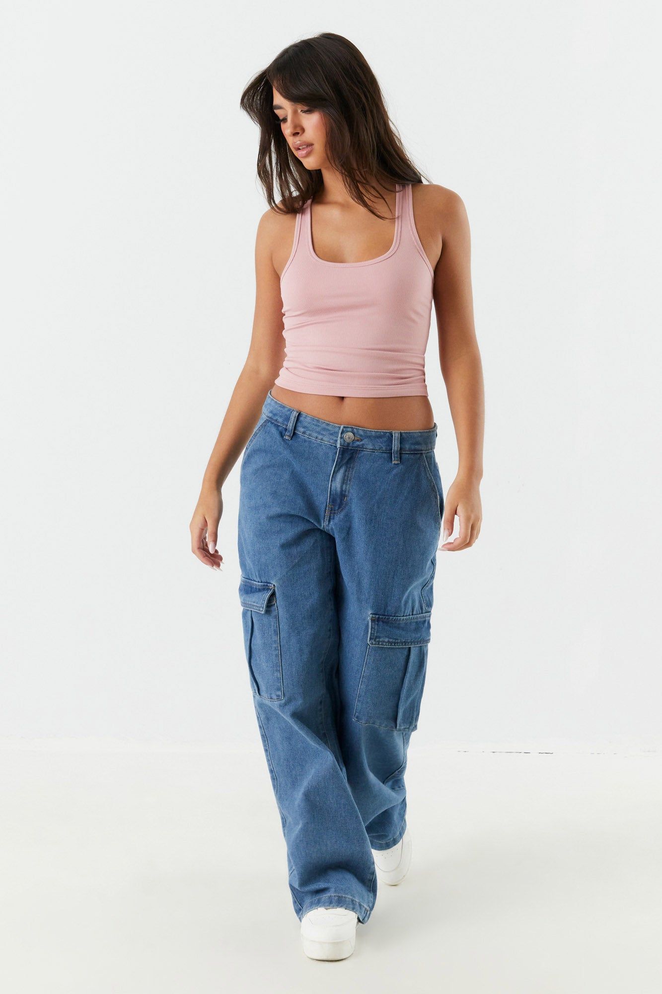 Soft Ribbed Scoop Neck Tank sold by Charlotte Russe product image thumbnail 21