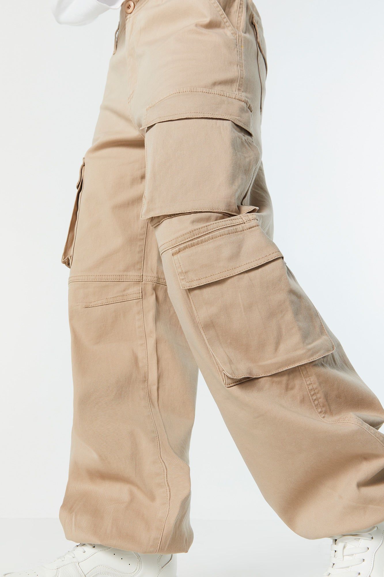 Multi Pocket Cargo Parachute Pant sold by Charlotte Russe product image thumbnail 4