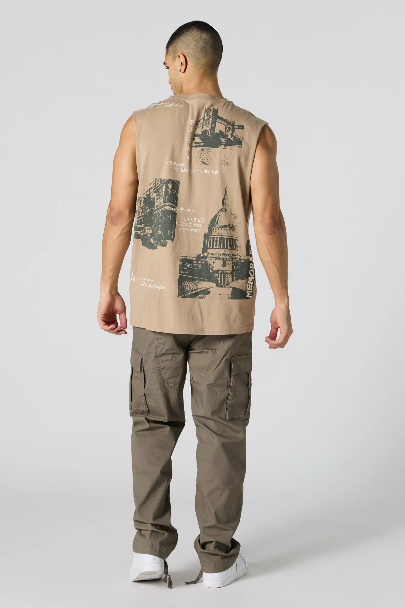 Self Tie Hem Cargo Pant sold by Charlotte Russe product image thumbnail 4