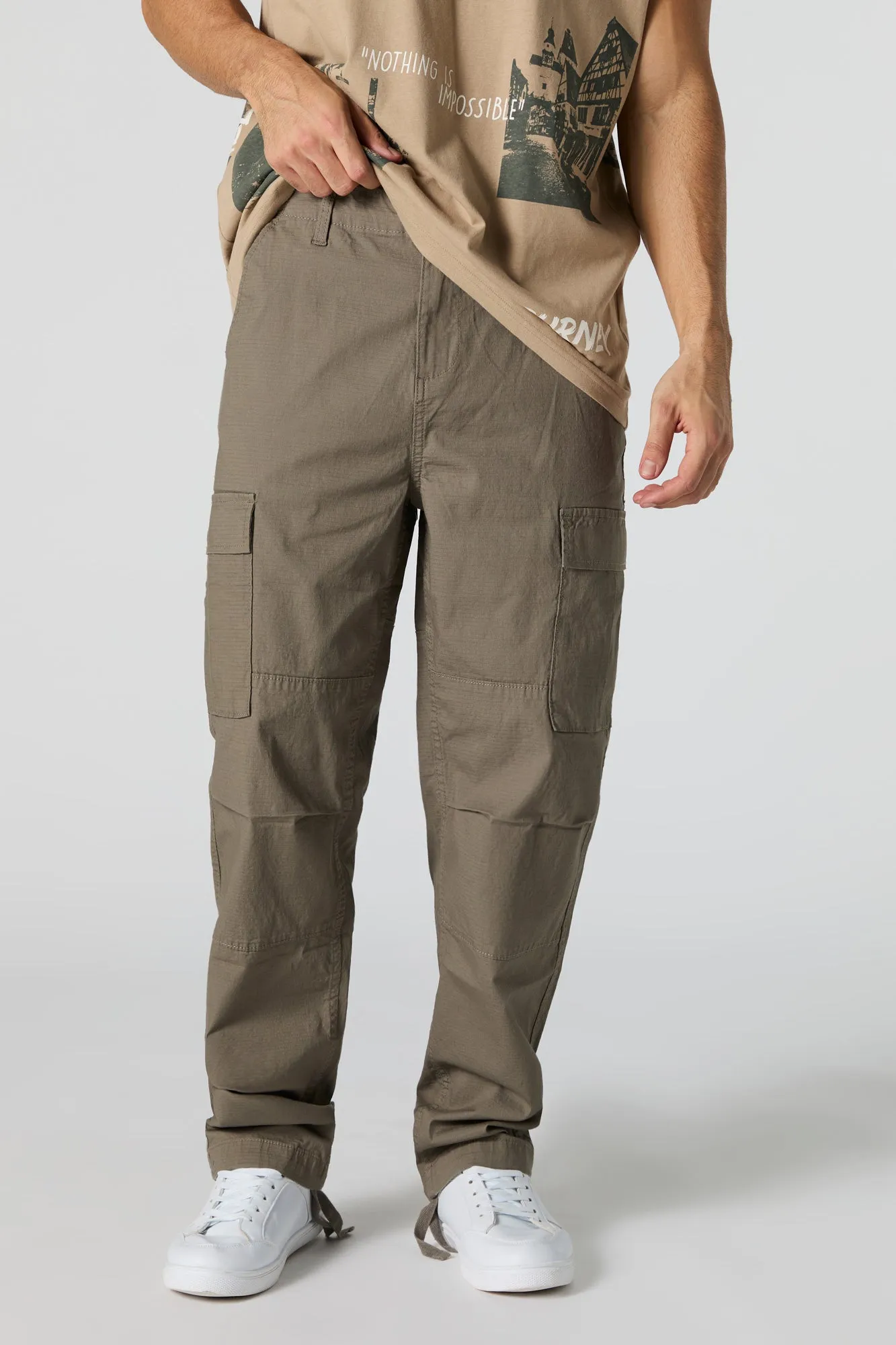Self Tie Hem Cargo Pant sold by Charlotte Russe product image thumbnail 3