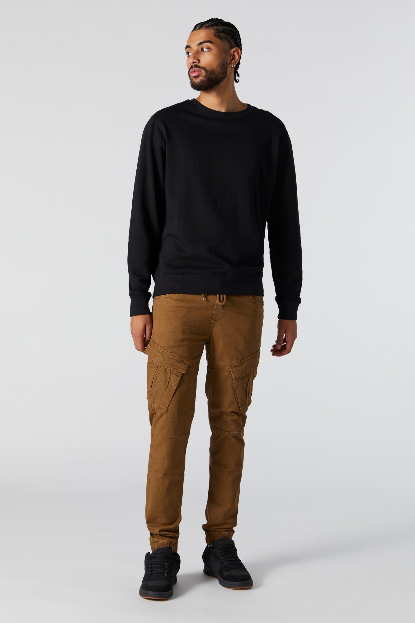 Denim Cargo Jogger sold by Charlotte Russe product image thumbnail 12