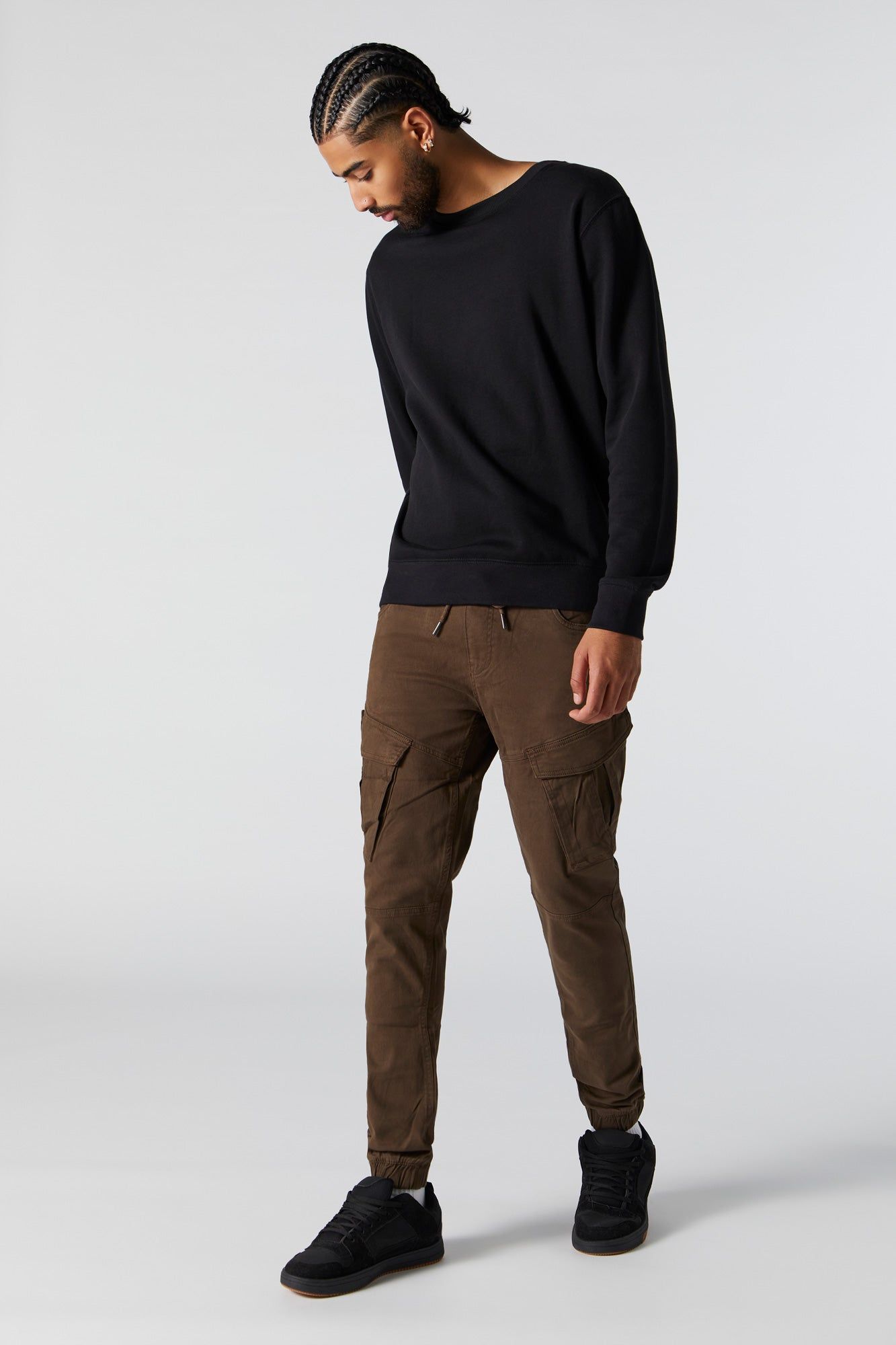 Denim Cargo Jogger sold by Charlotte Russe product image thumbnail 15